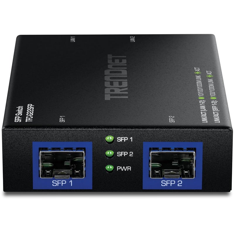 Trendnet 4-Port Gigabit Switch with SFP Ports, TFC-G22SFP, 2 x 1Gbps RJ45 Ports, 2 x 1Gbps SFP Ports, 8Gbps Switching Capacity, NDAA & TAA Compliant - Image 4